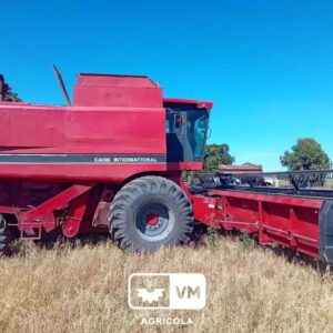 COSECHADORA CASE 1688 AMERICANA, AÑO 1996, 13.000 HS, PLATAFORMA 30 PIES CON CARRO BLTREN 1 SOLA BOCHA, GOMAS DELANTERAS 75%, GOMAS TRASERAS 25%, TODA CEMENTADA, PATENTADA, MUY BUEN ESTADO