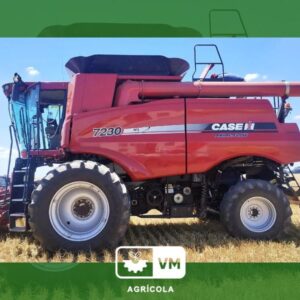 COSECHADORA CASE 7230, AÑO 2016, 5.600 HS MOTOR, 3.800 ROTOR, PLATAFORMA MAIZCO DE 40 PIES, CON 500 HA DE USO, PILOTO, MAPEO, DUALES, DOBLE TRACCIÓN, REPARADA