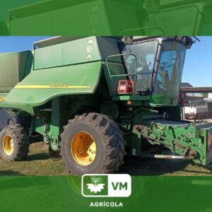 COSECHADORA JOHN DEERE 9650, AÑO 2006, 12.000 HS MOTOR, PLATAFORMA CARACOL 30 PIES, LISTA PARA SALIR A TRABAJAR