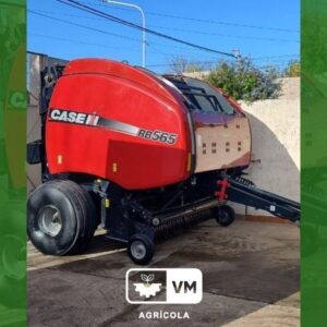 ROTOENFARDADORA CASE RB 565, AÑO 2018, 30.000 ROLLOS, ATADOR A HILO Y RED, CONTROL DE PRENSA DESDE EL MONITOR, SIN CUTER