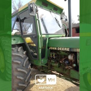 TRACTOR JOHN DEERE 2850, AÑO 1986, 90 HP, BIEN DE CUBIERTAS