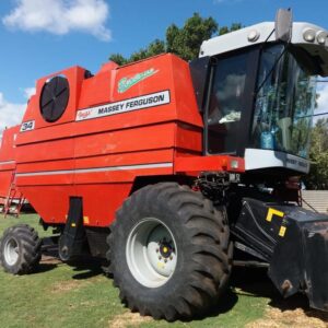 COSECHADORA MASSEY FERGUSON 34, AÑO 2005, LISTA PARA SALIR A TRABAJAR, 6.000 HS MOTOR, PLATAFORMA 25 PIES